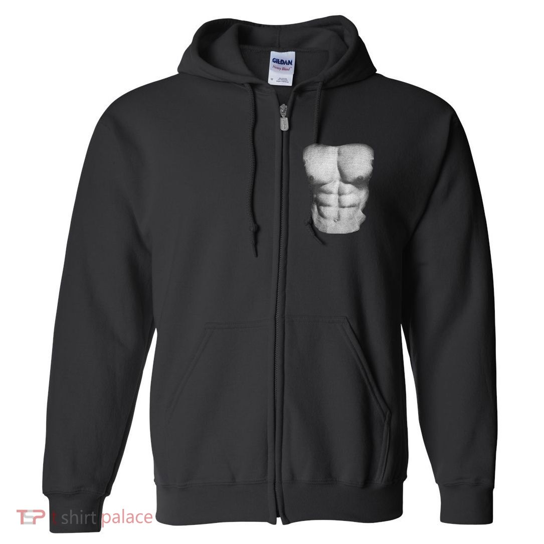 Six Pack Abs Full Zip Hoodie