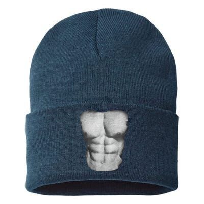 Six Pack Abs Sustainable Knit Beanie