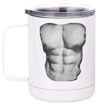 Six Pack Abs 12 oz Stainless Steel Tumbler Cup