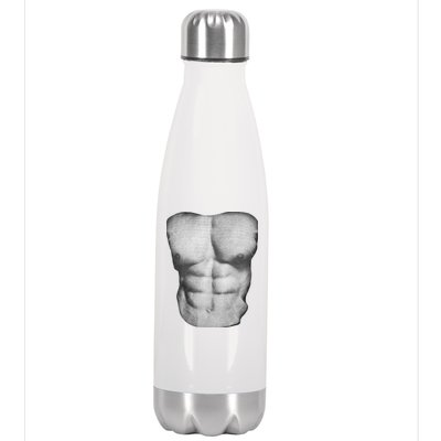 Six Pack Abs Stainless Steel Insulated Water Bottle