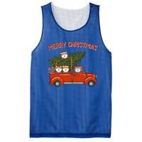 Shiba Inu Xmas Vintage Red Pickup Retro Truck Funny Gift Mesh Reversible Basketball Jersey Tank