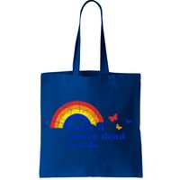 Smile If Youre Dead Inside Rainbow Vintage Dark Humor Gift Tote Bag