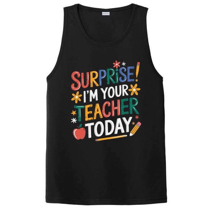 Surprise IM Your Teacher Today Women Substitute Teacher PosiCharge Competitor Tank