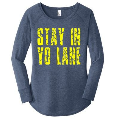 Stay In Yo Lane Women's Perfect Tri Tunic Long Sleeve Shirt