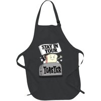 Stay In Your Toaster Funny Color Guard Marching Band Apron