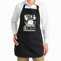 Stay In Your Toaster Funny Color Guard Marching Band Apron