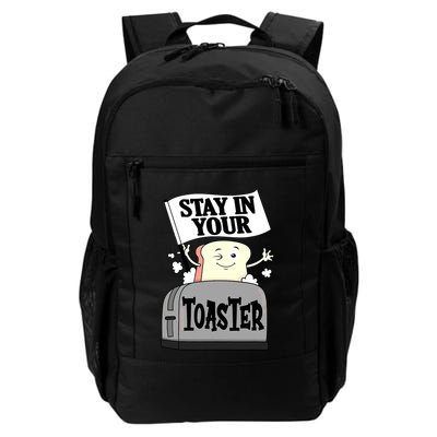 Stay In Your Toaster Funny Color Guard Marching Band Backpack