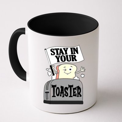 Stay In Your Toaster Funny Color Guard Marching Band Mug