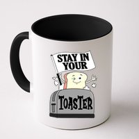 Stay In Your Toaster Funny Color Guard Marching Band Mug