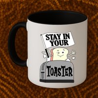 Stay In Your Toaster Funny Color Guard Marching Band Mug