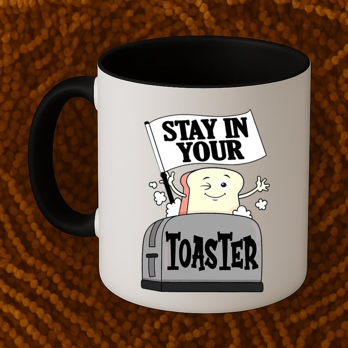 Stay In Your Toaster Funny Color Guard Marching Band Mug