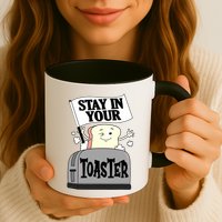 Stay In Your Toaster Funny Color Guard Marching Band Mug