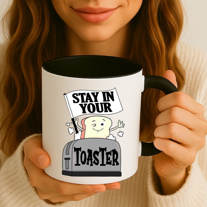 Stay In Your Toaster Funny Color Guard Marching Band Mug