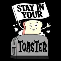 Stay In Your Toaster Funny Color Guard Marching Band Flatbill Hat