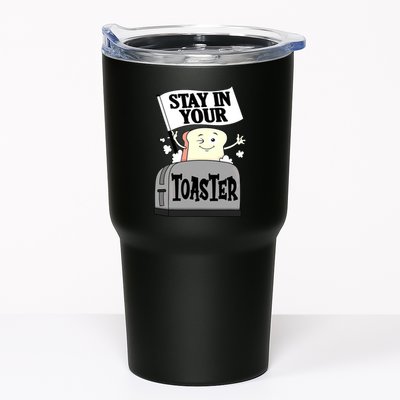 Stay In Your Toaster Funny Color Guard Marching Band Tumbler