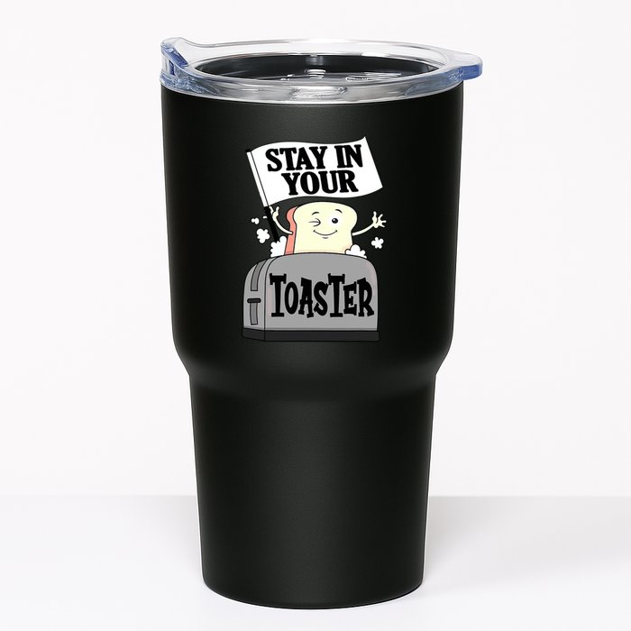 Stay In Your Toaster Funny Color Guard Marching Band Tumbler