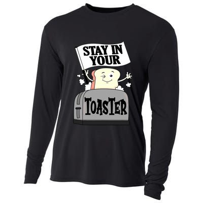 Stay In Your Toaster Funny Color Guard Marching Band Cooling Performance Long Sleeve Crew