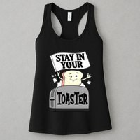 Stay In Your Toaster Funny Color Guard Marching Band Womens Tank Top