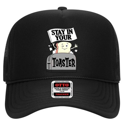 Stay In Your Toaster Funny Color Guard Marching Band Trucker Hat