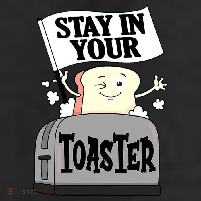 Stay In Your Toaster Funny Color Guard Marching Band Trucker Hat
