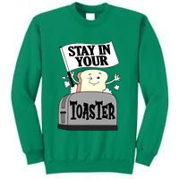Stay In Your Toaster Funny Color Guard Marching Band Sweatshirt