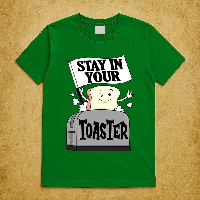 Stay In Your Toaster Funny Color Guard Marching Band T-Shirt