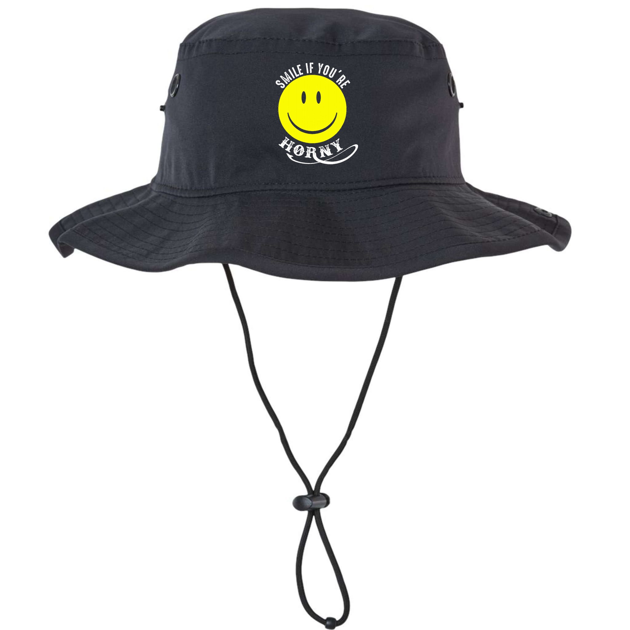Smile If YouRe Horny Funny Gift Bucket Hat