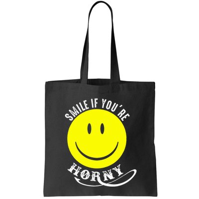 Smile If YouRe Horny Funny Gift Bag