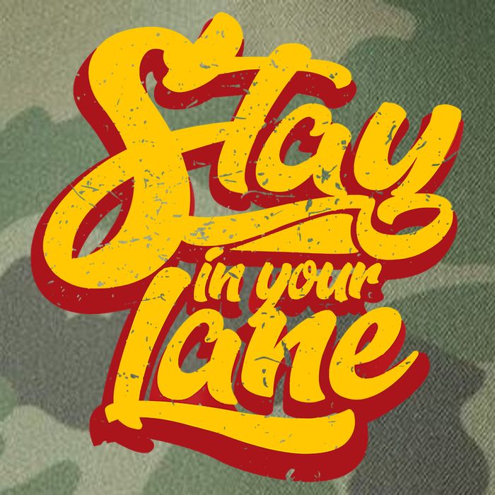 Stay In Your Lane Positive Message Legacy Tie Dye Trucker Hat