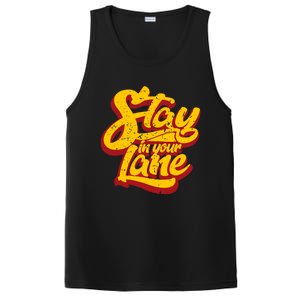 Stay In Your Lane Positive Message PosiCharge Competitor Tank