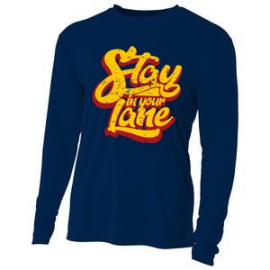 Stay In Your Lane Positive Message Cooling Performance Long Sleeve Crew