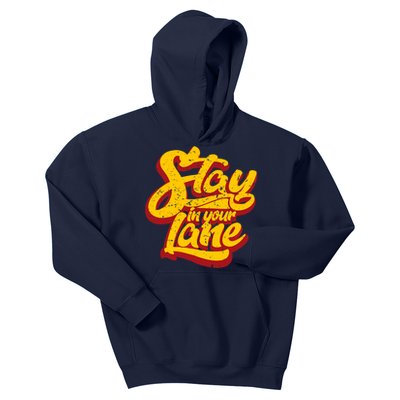 Stay In Your Lane Positive Message Kids Hoodie