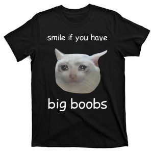 Smile If You Have Big Boobs Cringey T-Shirt