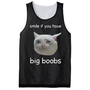 Smile If You Have Big Boobs Cringey Mesh Reversible Basketball Jersey Tank