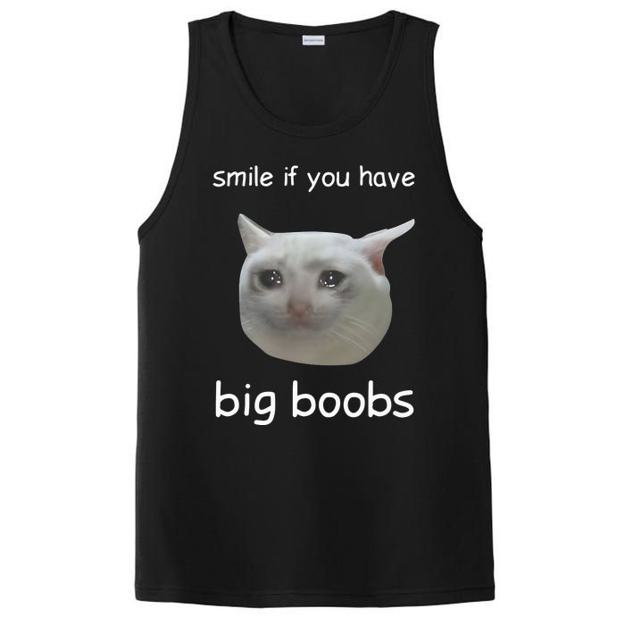 Smile If You Have Big Boobs Cringey PosiCharge Competitor Tank