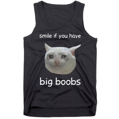 Smile If You Have Big Boobs Cringey Tank Top