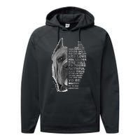 She Is Your Friend Your Partner Your Dog Cane Corso Dogs Performance Fleece Hoodie