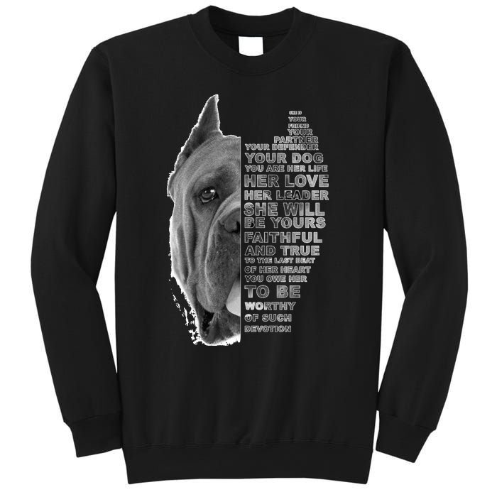 She Is Your Friend Your Partner Your Dog Cane Corso Dogs Sweatshirt