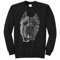 She Is Your Friend Your Partner Your Dog Cane Corso Dogs Tall Sweatshirt