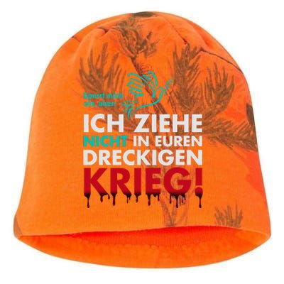 Snicklink Ich Ziehe Nicht In Euren Dreckigen Krieg Kati - Camo Knit Beanie