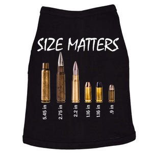 Size Matters Guns And Bullets Doggie Tank