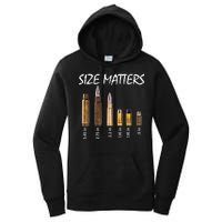 Size Matters Guns And Bullets Women's Pullover Hoodie