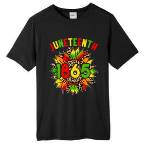 Sunflower Juneteenth 1865 Celebrates Black History Month Gift Tall Fusion ChromaSoft Performance T-Shirt