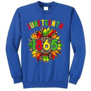 Sunflower Juneteenth 1865 Celebrates Black History Month Gift Sweatshirt