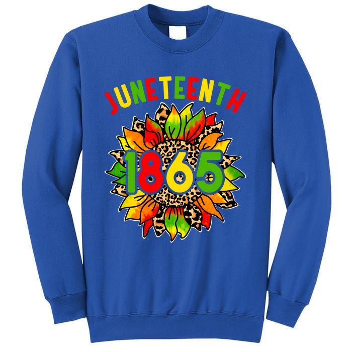 Sunflower Juneteenth 1865 Celebrates Black History Month Gift Sweatshirt