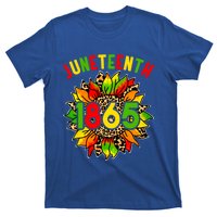 Sunflower Juneteenth 1865 Celebrates Black History Month Gift T-Shirt