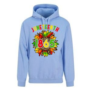 Sunflower Juneteenth 1865 Celebrates Black History Month Gift Unisex Surf Hoodie