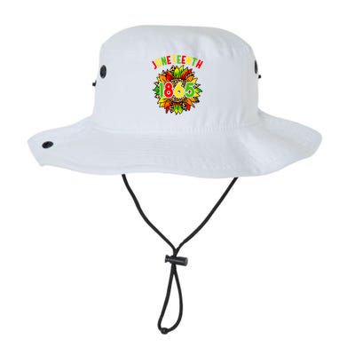 Sunflower Juneteenth 1865 Celebrates Black History Month Gift Legacy Cool Fit Booney Bucket Hat