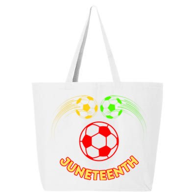 Soccer Junenth 1865 Celebrate Freedom Gift 25L Jumbo Tote