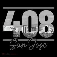 San Jose 408 Area Code Vintage Skyline California Flatbill Hat